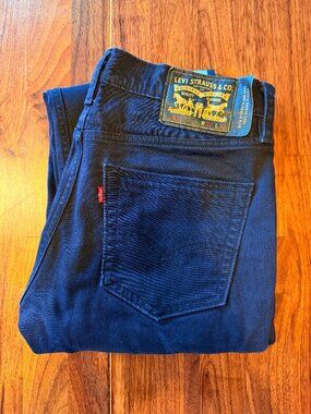 Levi's 511 Slim Fit Jeans Navy Blue 32x32 Red Tab Five-Pocket